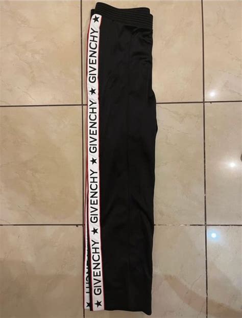 givenchy red band trousers|Givenchy track pants.